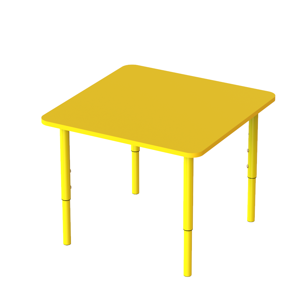 Дитячий столик "Малюк" 700х700 мм з регулюванням висоти МЕБЛІ-ТЕХНОСТИЛЬ